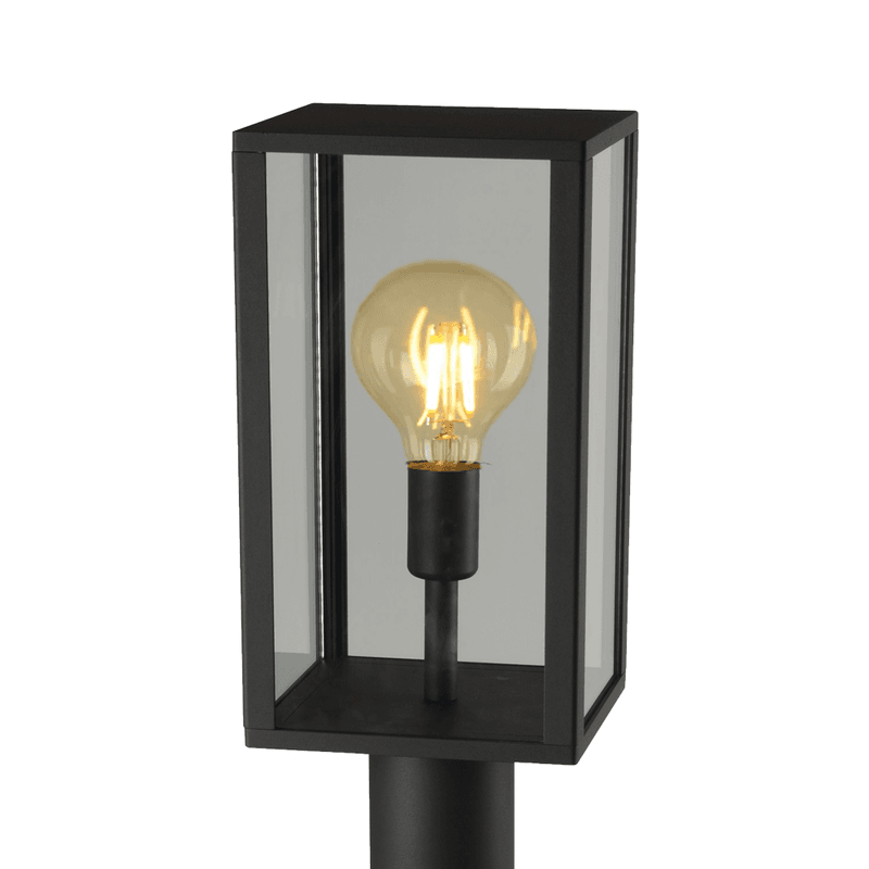 Moderne staande lamp voor buiten met E27 Zigbee filament led lamp Lumico